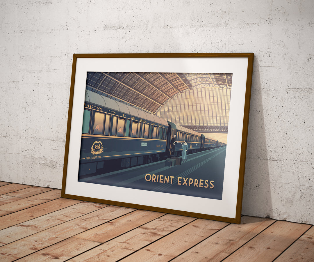 Orient Express Travel Poster