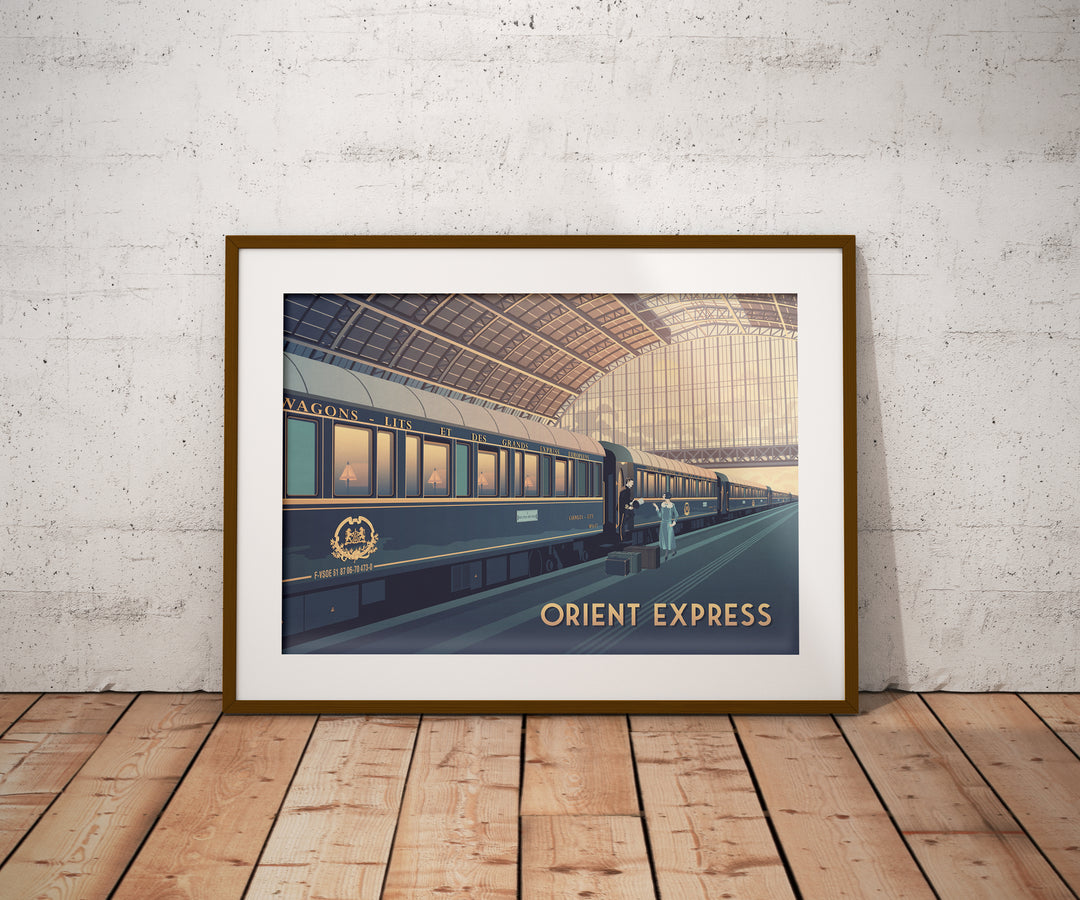 Orient Express Travel Poster