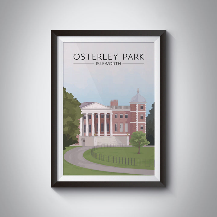 Osterley Park London Travel Poster