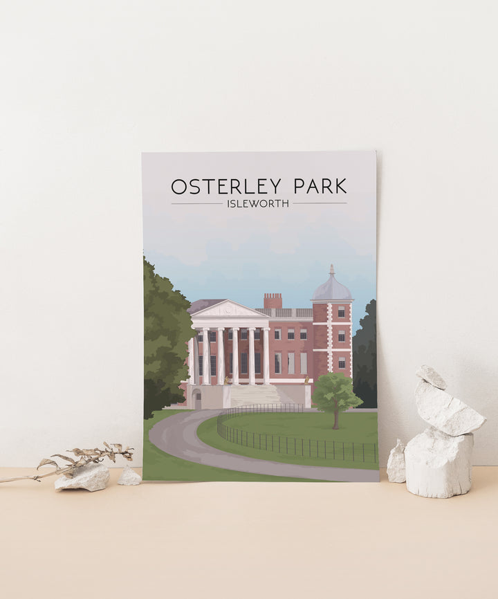 Osterley Park London Travel Poster