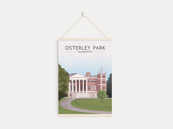 Osterley Park London Travel Poster