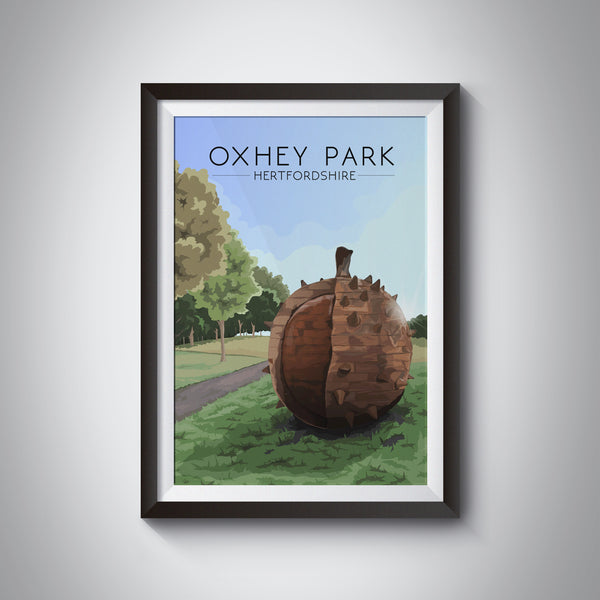 Oxhey Park Travel Poster