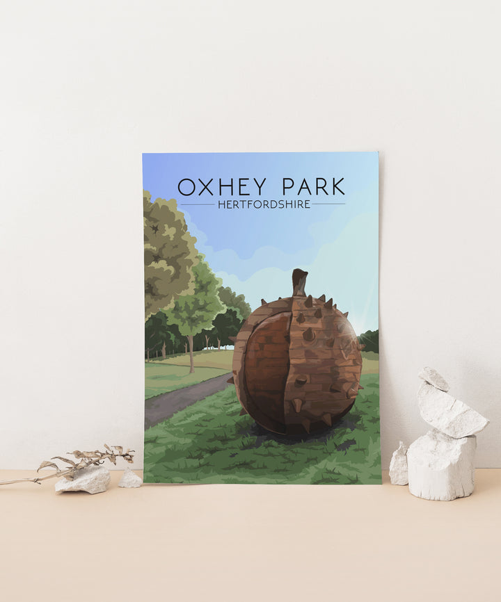 Oxhey Park Travel Poster