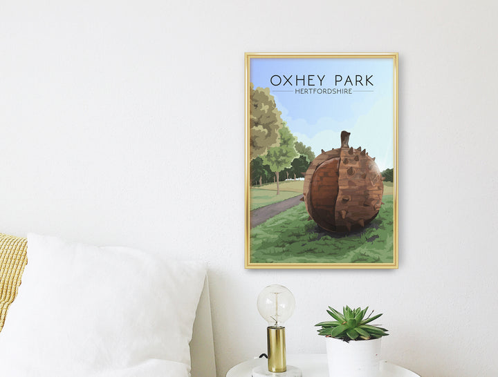 Oxhey Park Travel Poster