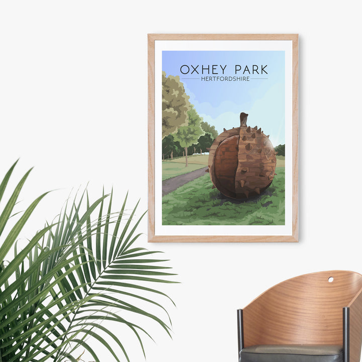 Oxhey Park Travel Poster