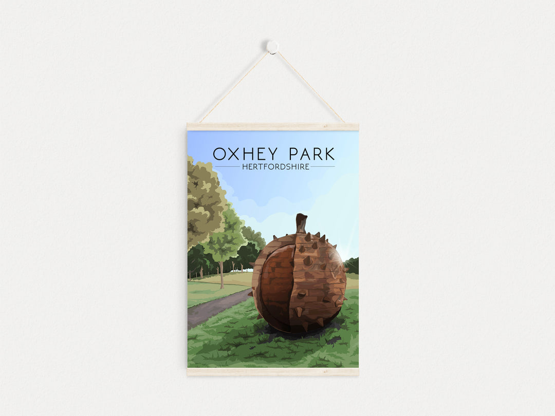 Oxhey Park Travel Poster