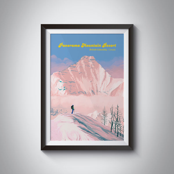Panorama Mountain Ski Resort Travel Poster