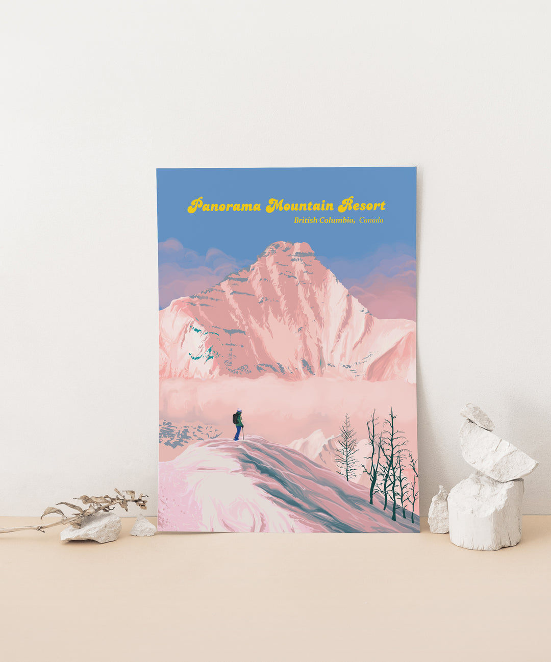 Panorama Mountain Ski Resort Travel Poster