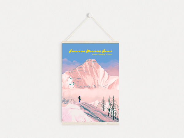 Panorama Mountain Ski Resort Travel Poster