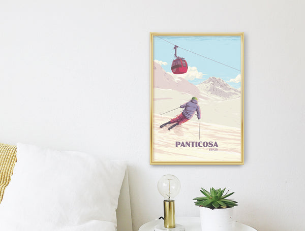 Panticosa Spain Ski Resort Poster