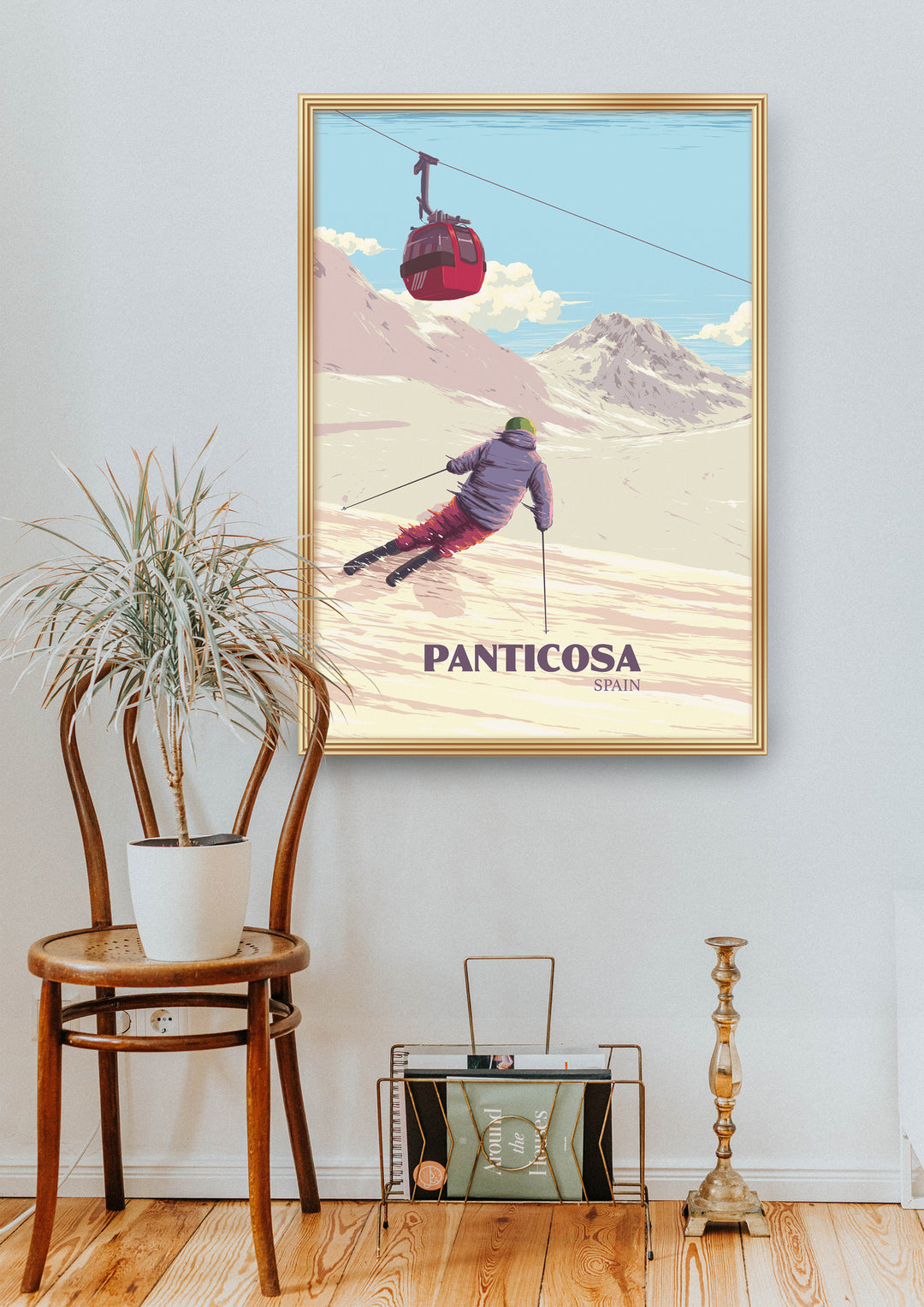 Panticosa Spain Ski Resort Poster