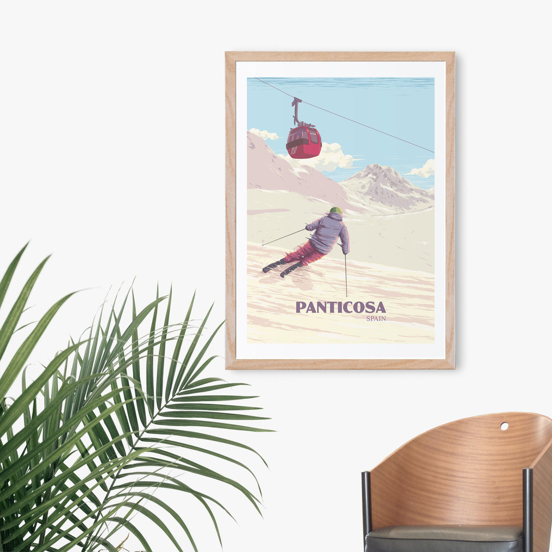 Panticosa Spain Ski Resort Poster