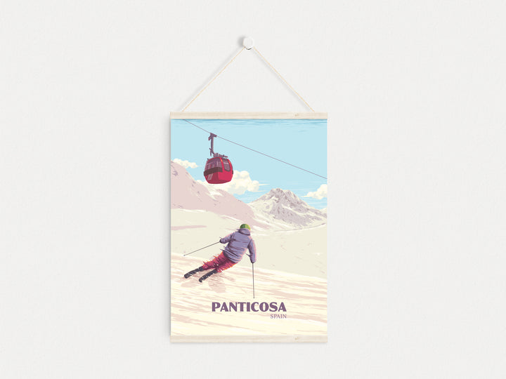 Panticosa Spain Ski Resort Poster