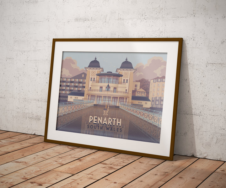 Penarth South Wales Travel Poster