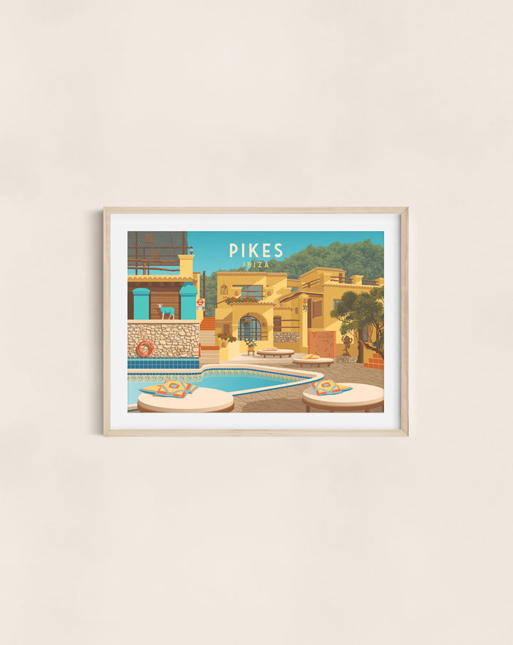 Pikes Ibiza Nightclub Poster