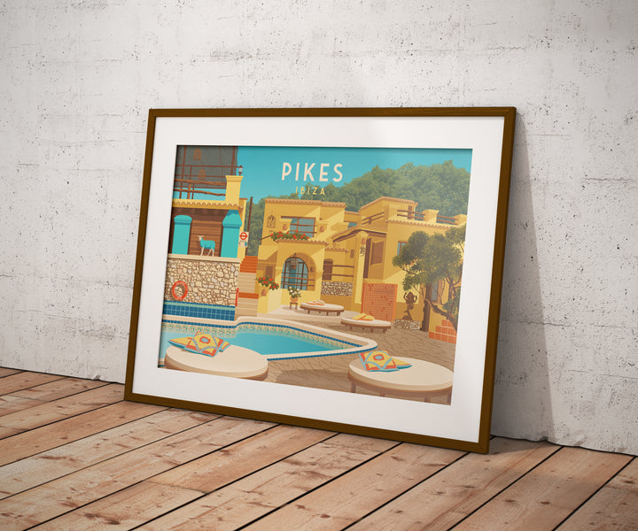 Pikes Ibiza Nightclub Poster