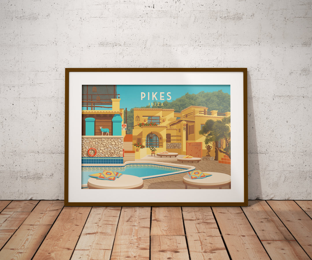 Pikes Ibiza Nightclub Poster