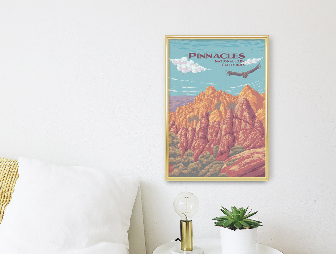 Pinnacles National Park Travel Poster