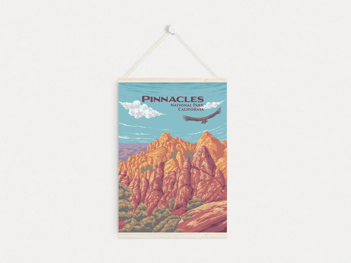 Pinnacles National Park Travel Poster