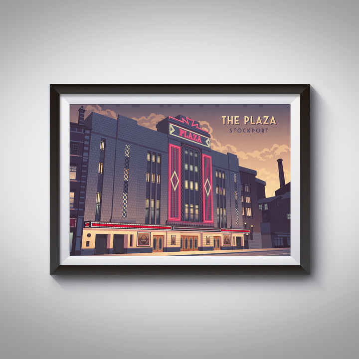 Stockport Plaza Travel Poster