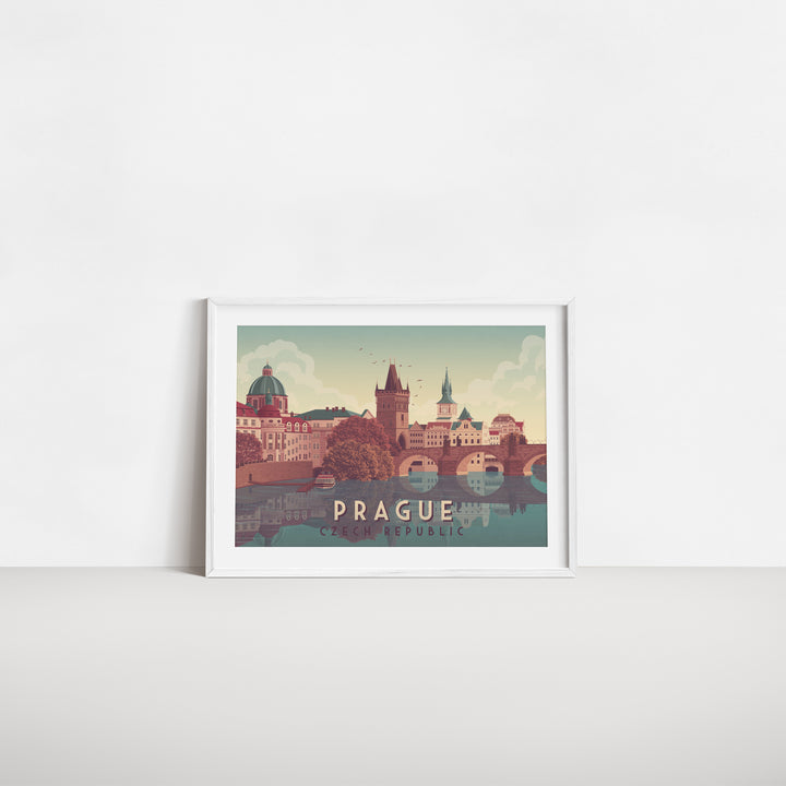 Prague Czech Republic Travel Poster