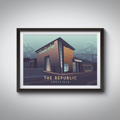 The Republic Nightclub Sheffield Poster