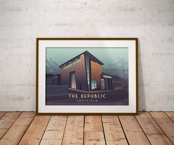 The Republic Nightclub Sheffield Poster