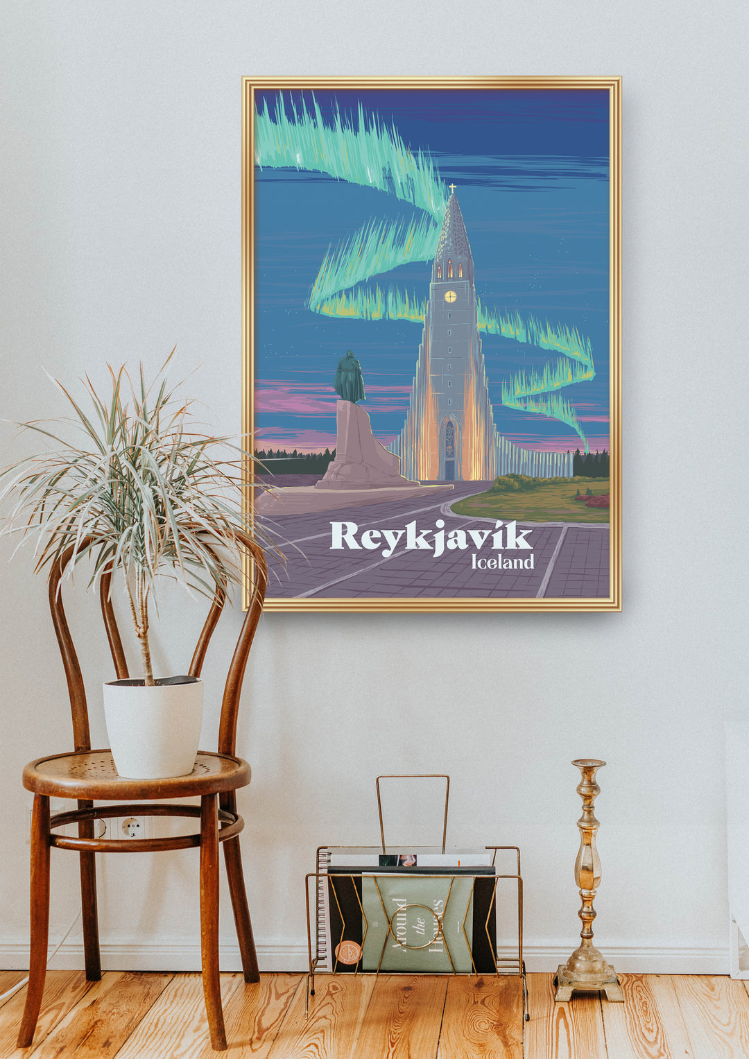 Reykjavik Travel Poster