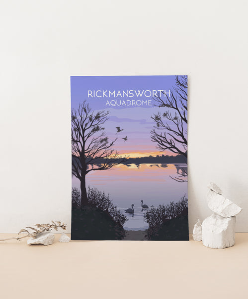 Rickmansworth Aquadrome Travel Poster