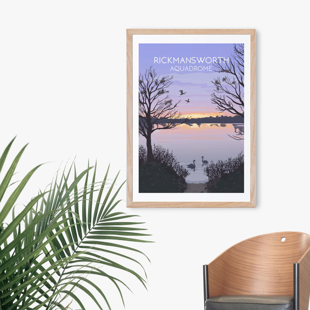 Rickmansworth Aquadrome Travel Poster