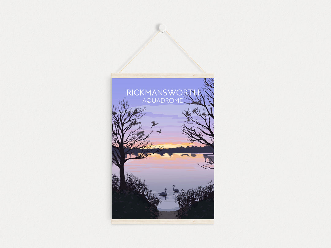 Rickmansworth Aquadrome Travel Poster