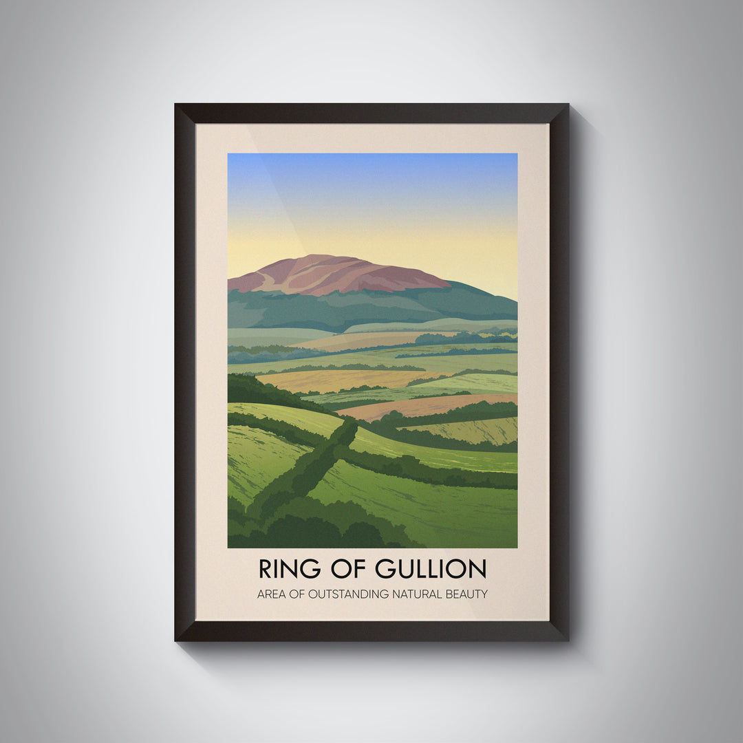 Ring Of Gullion AONB Travel Poster