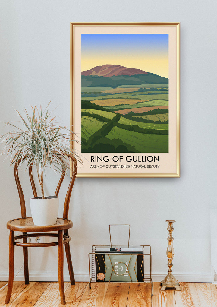 Ring Of Gullion AONB Travel Poster