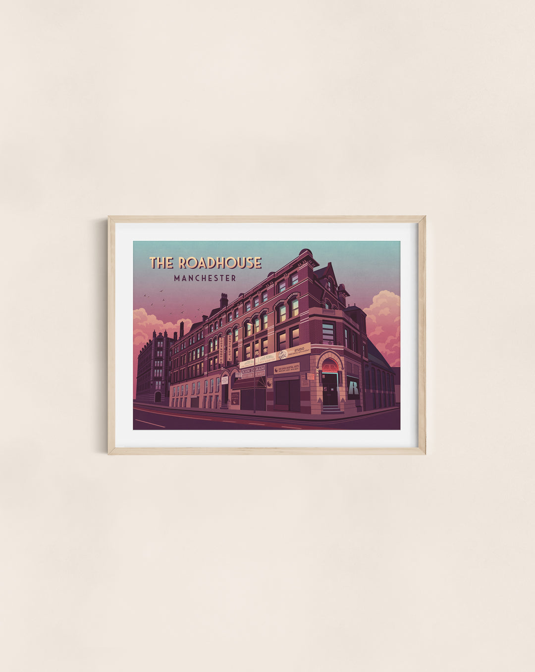 The Roadhouse Manchester Travel Poster