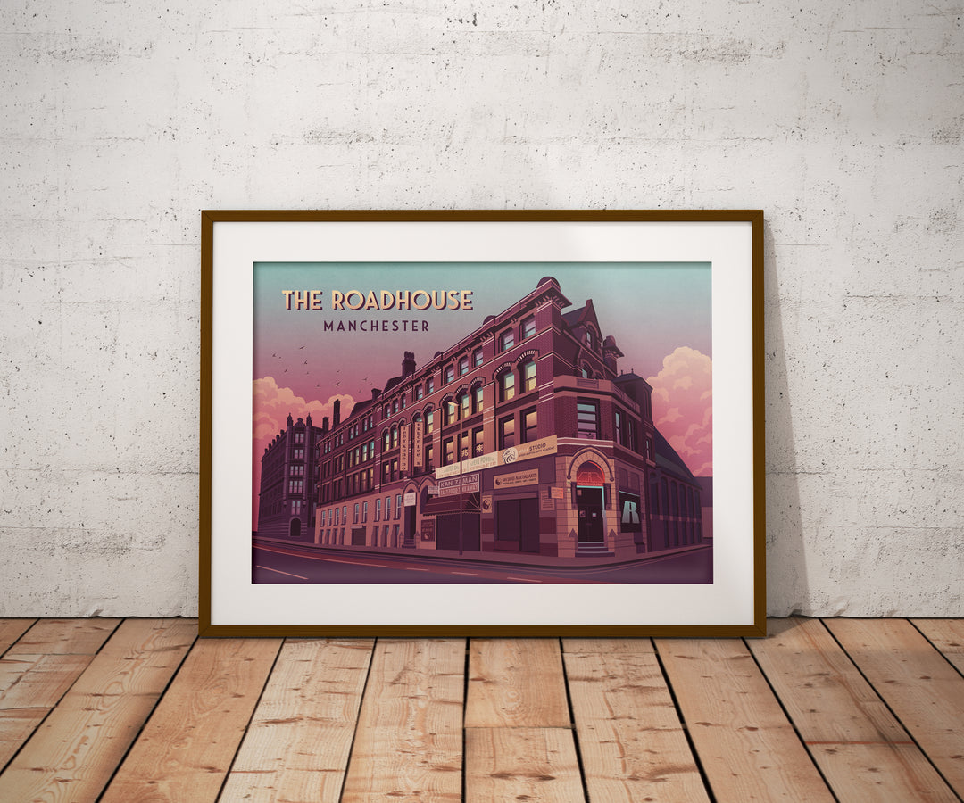 The Roadhouse Manchester Travel Poster