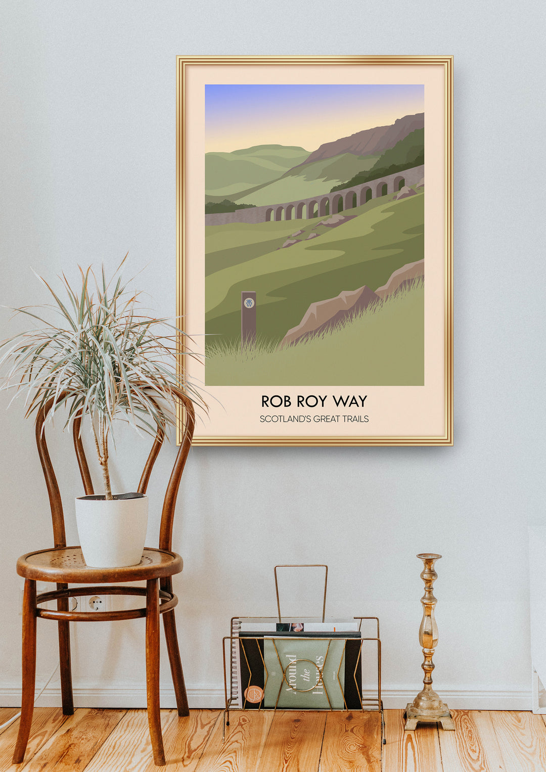 Rob Roy Way Scotland's Great Trails Poster