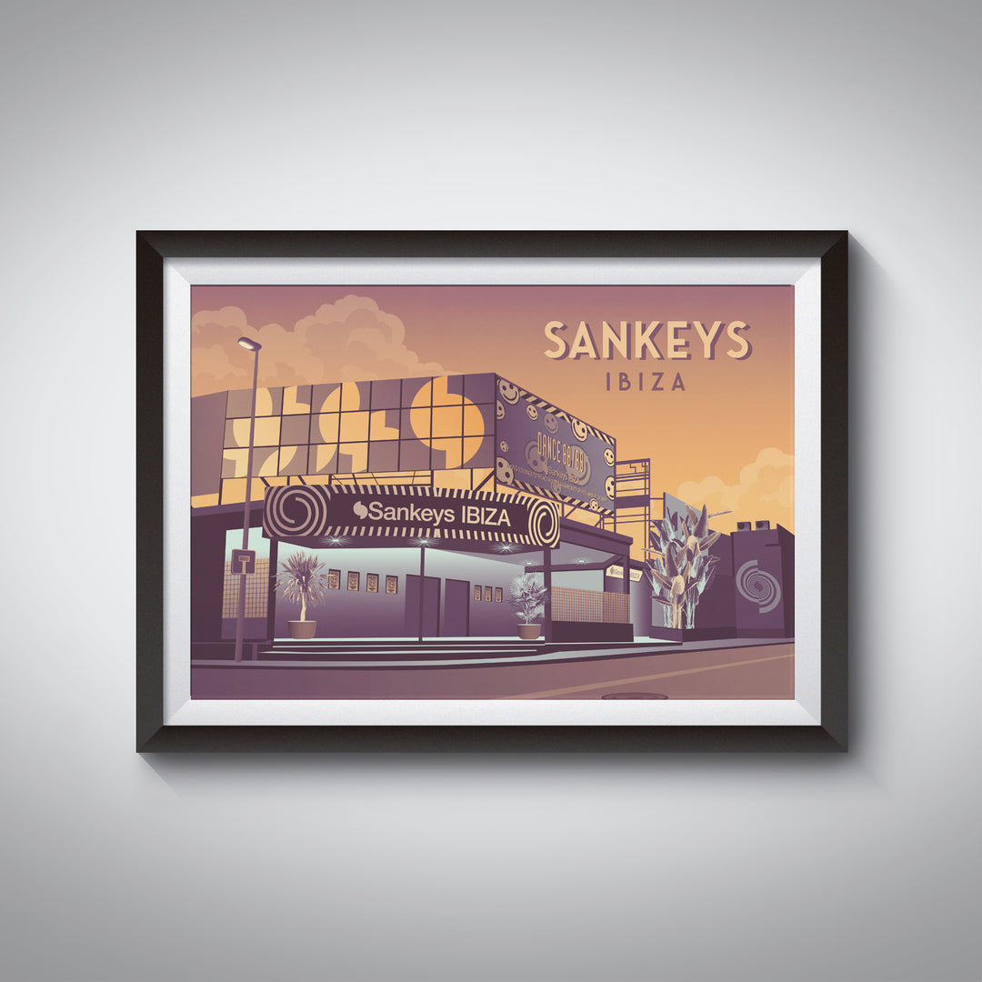 Sankeys Ibiza Poster