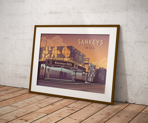 Sankeys Ibiza Poster