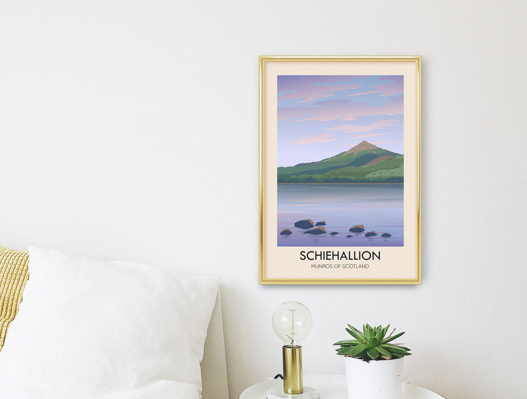 Schiehallion Munros Of Scotland Travel Poster