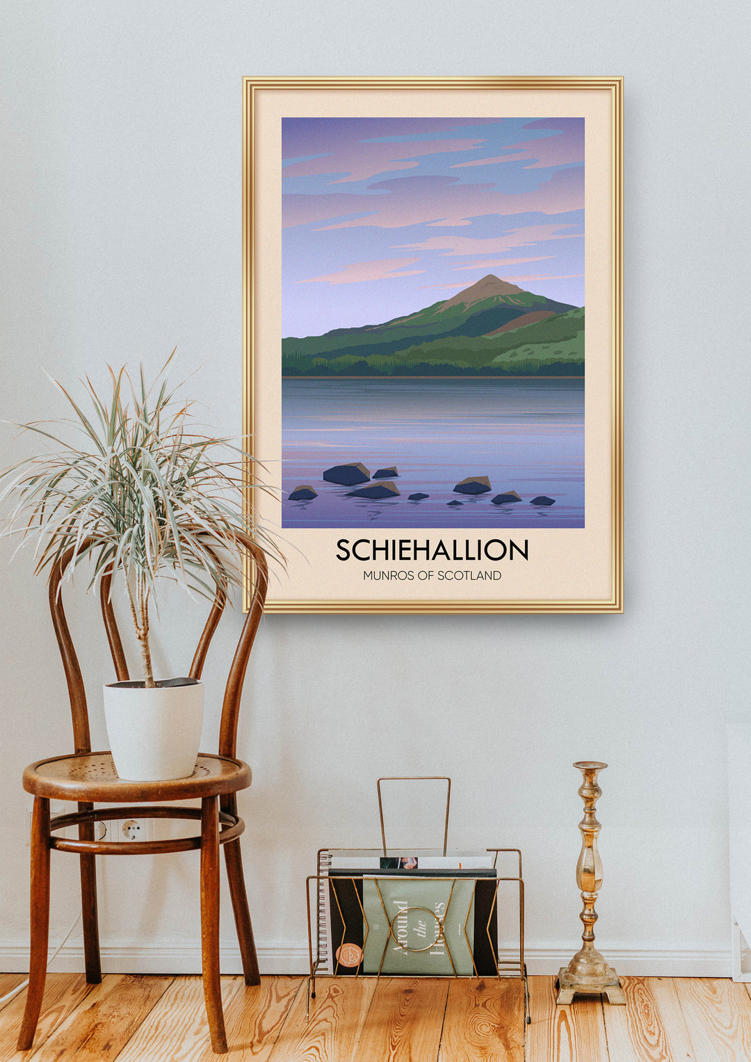 Schiehallion Munros Of Scotland Travel Poster