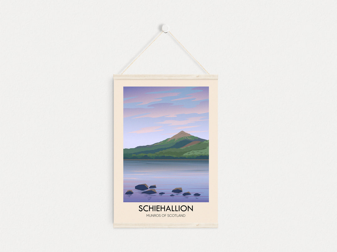 Schiehallion Munros Of Scotland Travel Poster