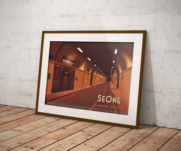 SeOne Nightclub London Travel Poster