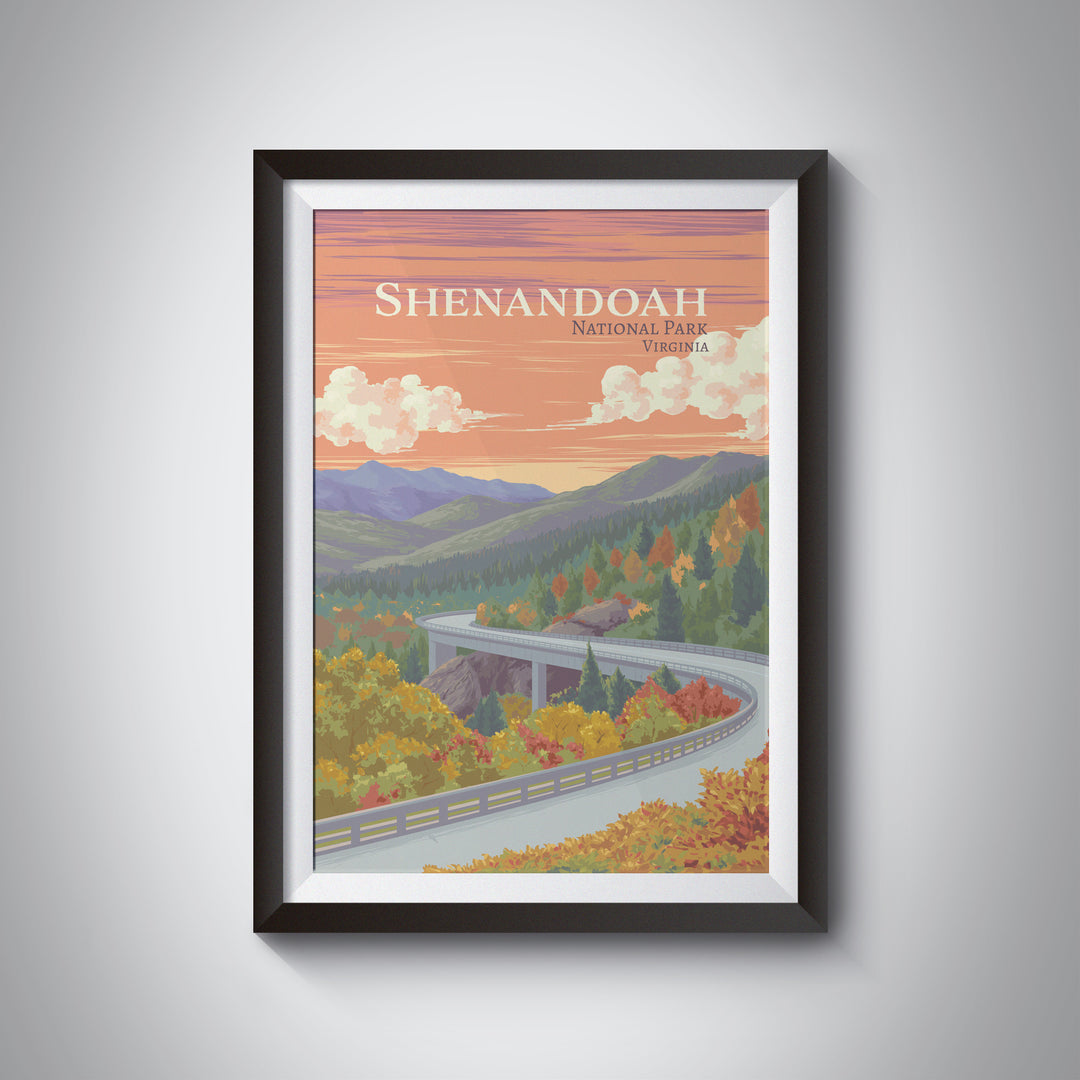 Shenandoah National Park Travel Poster