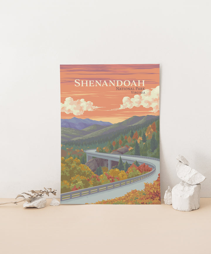 Shenandoah National Park Travel Poster