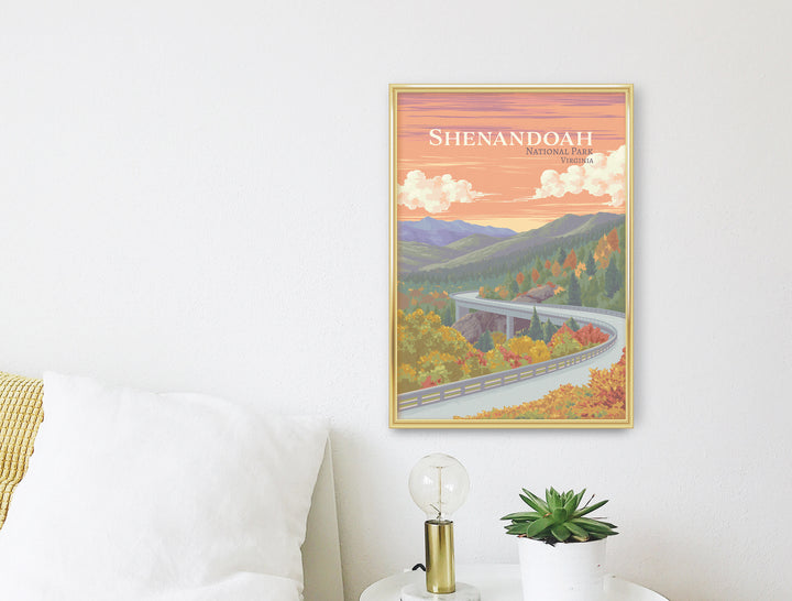 Shenandoah National Park Travel Poster