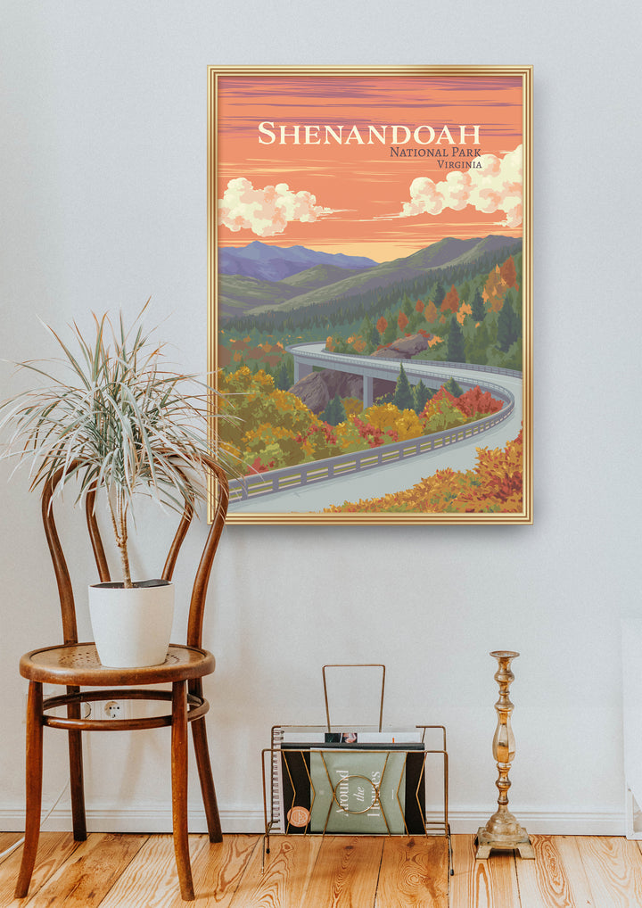 Shenandoah National Park Travel Poster