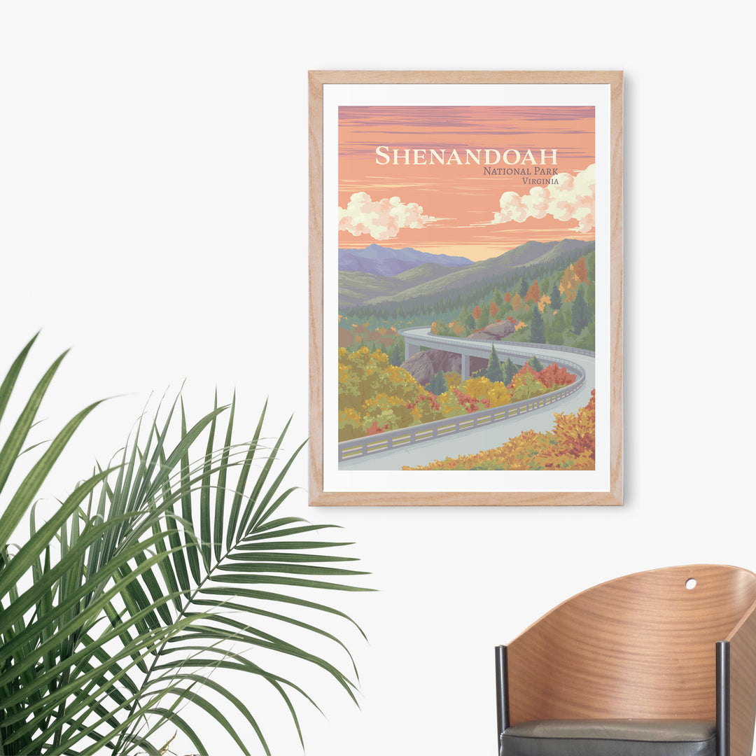 Shenandoah National Park Travel Poster