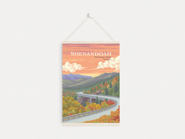 Shenandoah National Park Travel Poster