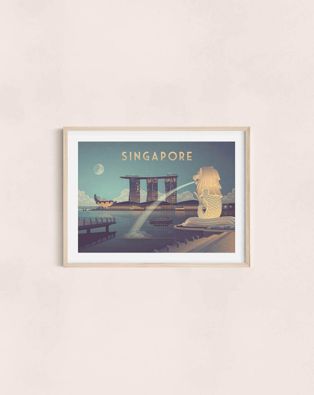 Singapore Travel Poster