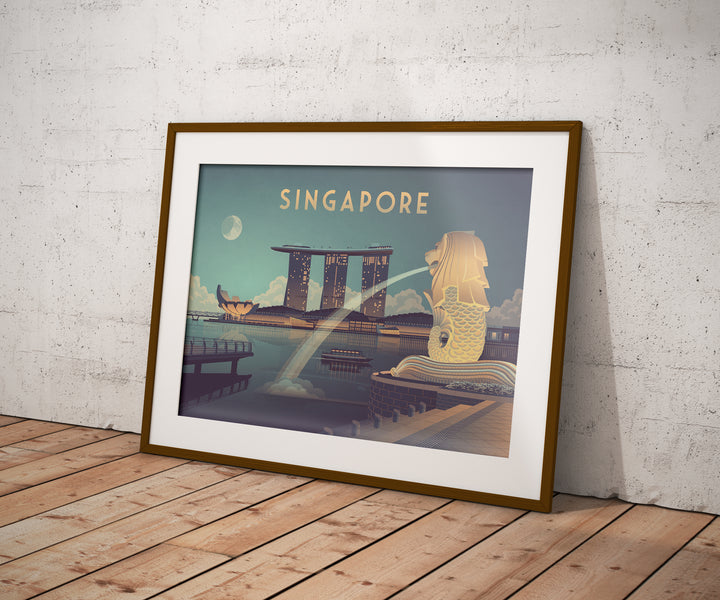 Singapore Travel Poster